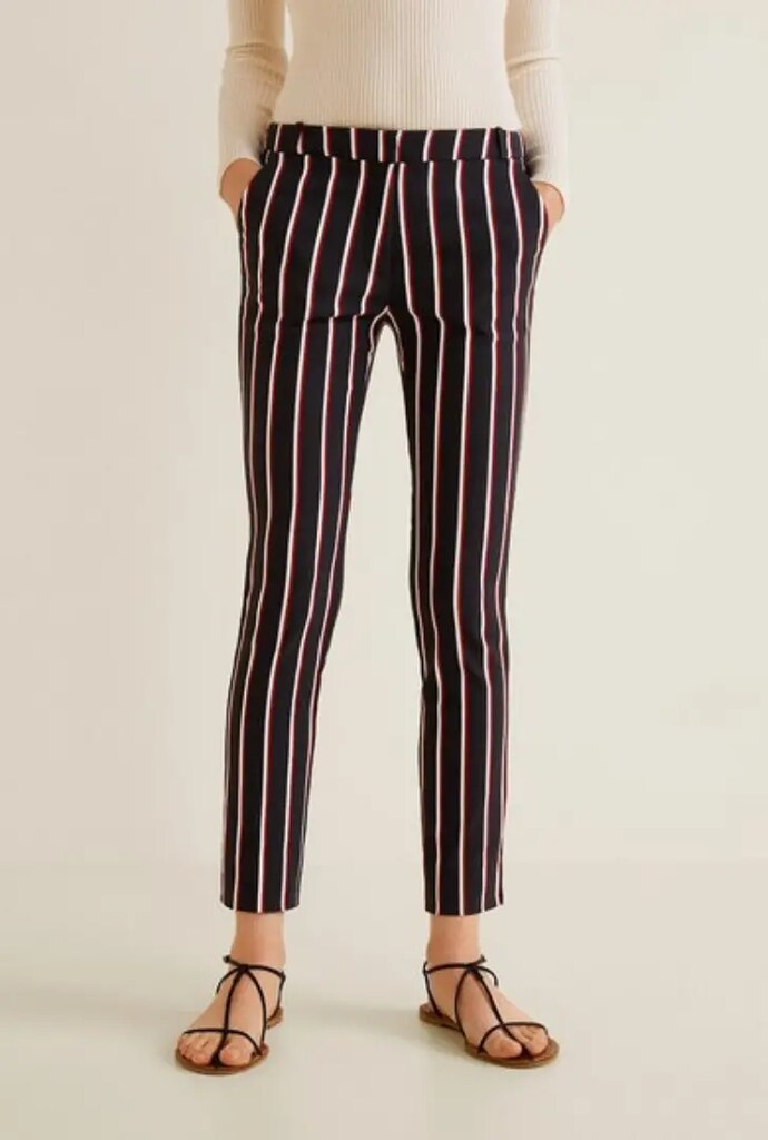 MANGO COLA PAÇA YIRTMAÇ LİKRALI PANTOLON - 3