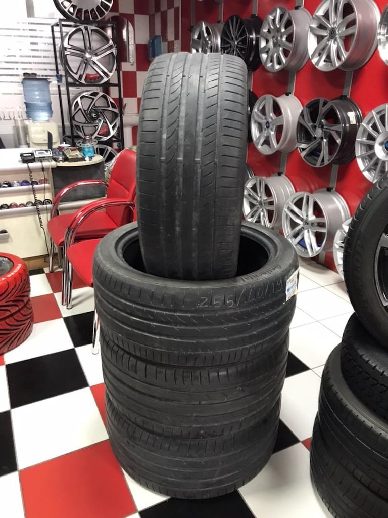 255/40/19 çıkma lastik Continental marka yazlık temiz düzgündür 2adet - 3