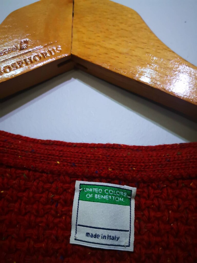 ORJİNAL BENETTON MARKA ÖRGÜ YELEK - 3