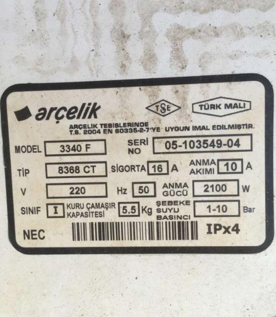Arçelik makinası kapı otomatiği basmalı - 4