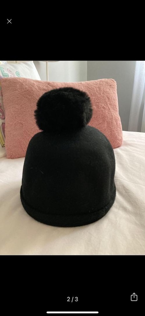 Zara siyah keçe şapka - 2