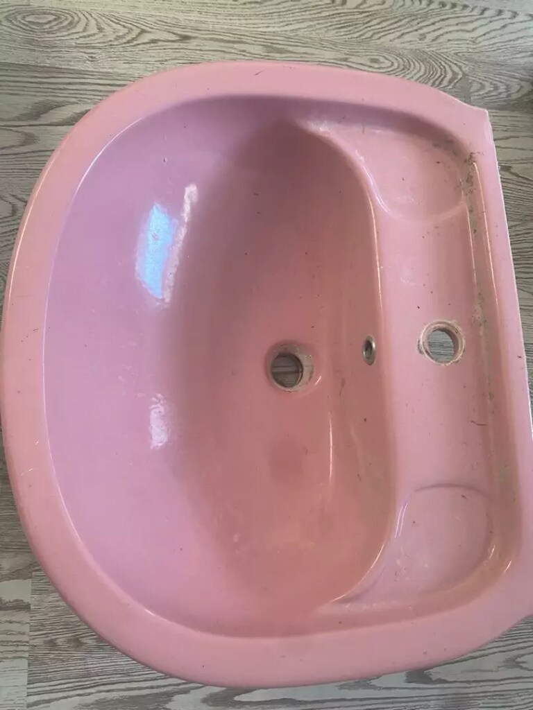 Lavabo pembe renk - 4