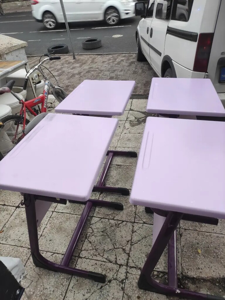 3 ad temiz kullanılmış sağlam tek kişilik öğrenci sırası verzalit - 6