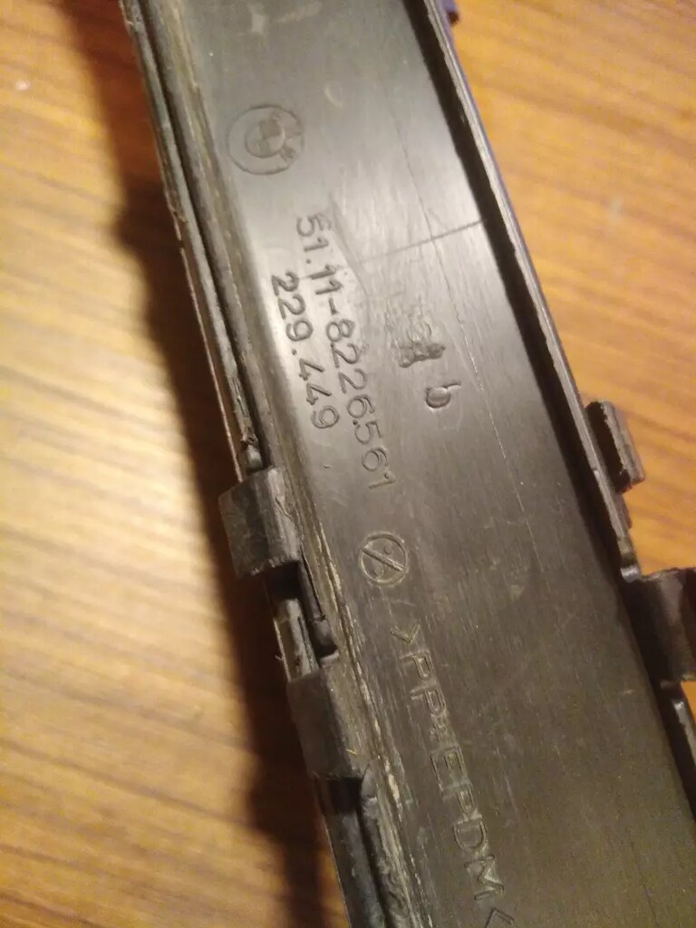 BMW E39 ÖN TAMPON BANT ÇITA - 2
