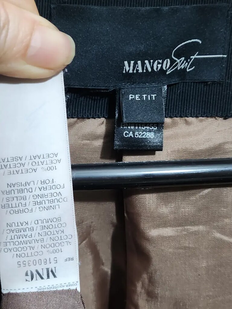 MANGO SUIT PETIT SİYAH PAMUK KABAN - 2