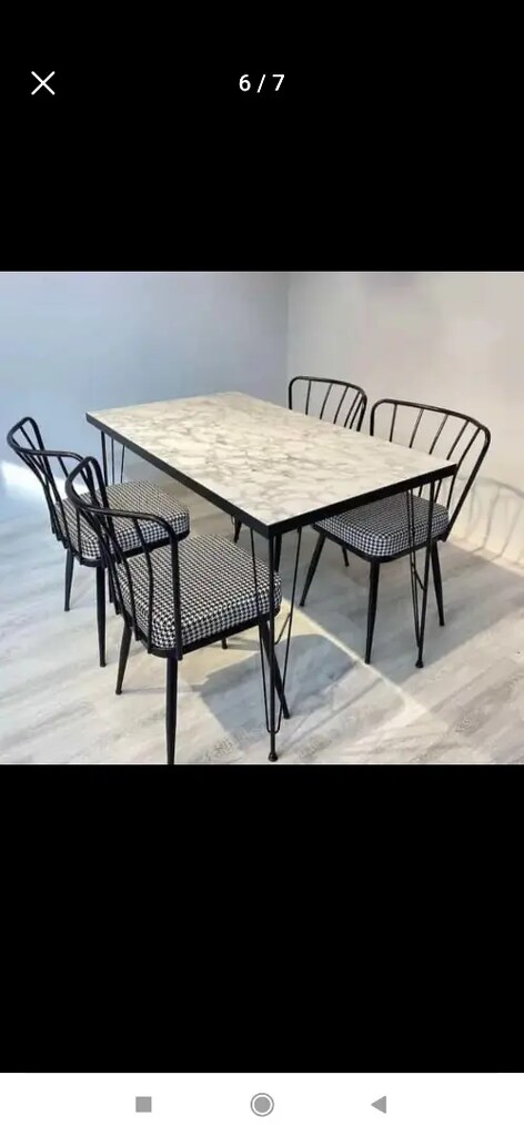 75x120 masa Garantili sandalye