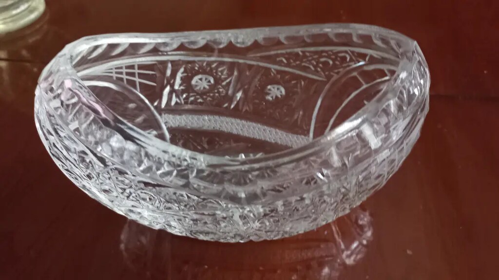 Vintage Kristal Çanak - 2