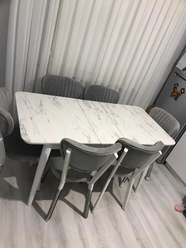 Sıfır Kaliteli açılabilir yemek masası takımı - 4