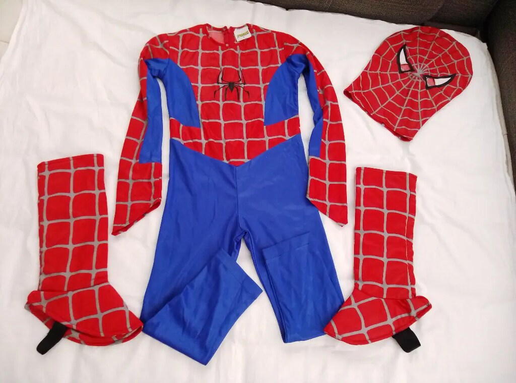 Spiderman kostüm 7/8 yaş uyumlu - 8