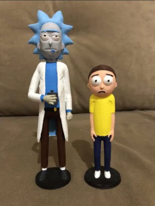 Rick and Morty büstleri