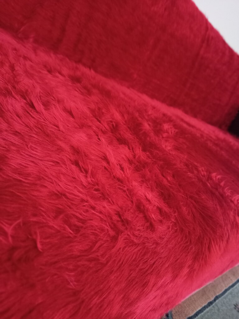 Antika Bulgar tüylü peluş örtü - 4