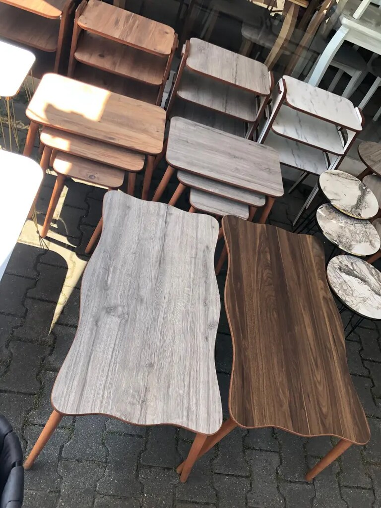 Sıfır kaliteli mdf zigon sehpa ve tekerlekli sehpa çeşitleri - 6