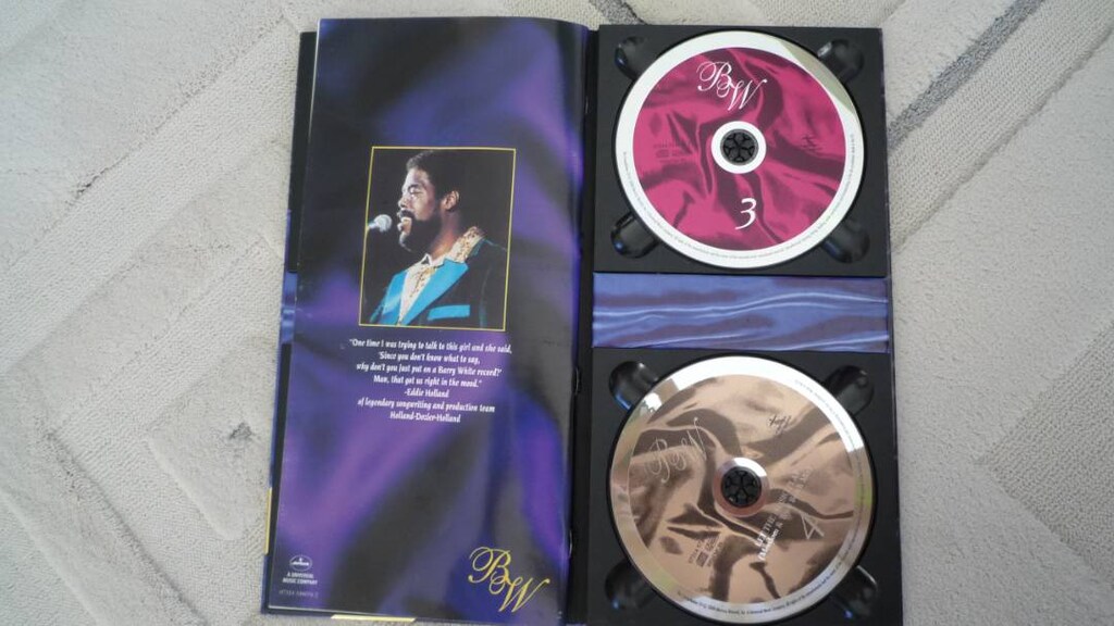 Barry White 4 CD'li Kitap Albüm - Limited Edition - 6