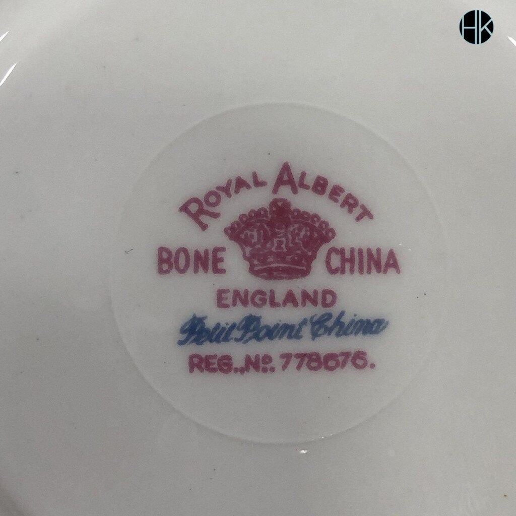 Royal Albert England Petit Point ikramlık şekerlik - 5