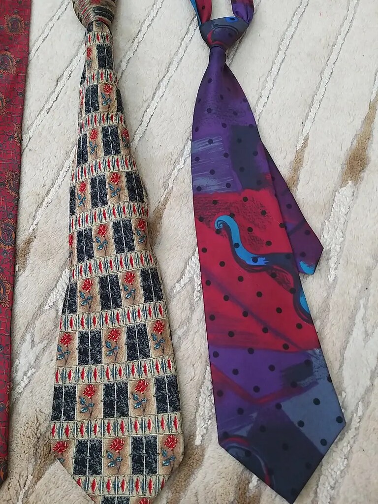 cok güzel antika kravatlar eşsiz guzellikte adet 2500 tl - 6