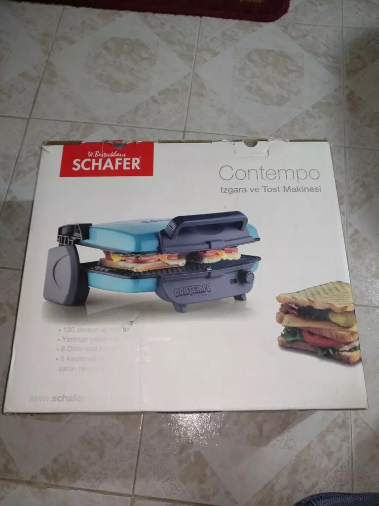 SCHAFER CONTEMPO ( AMBALAJ KUTUSU ) TOST MAKİNASI DEĞİL - 3