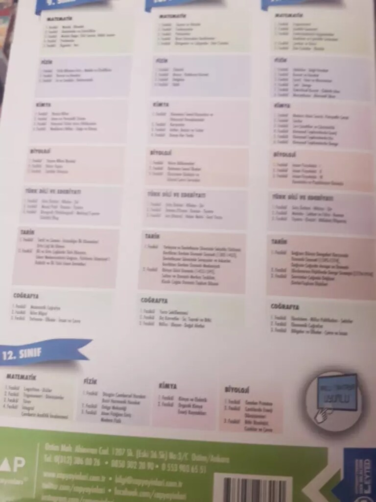 Test kitabı sıfır hiç kullanilmadi set - 7