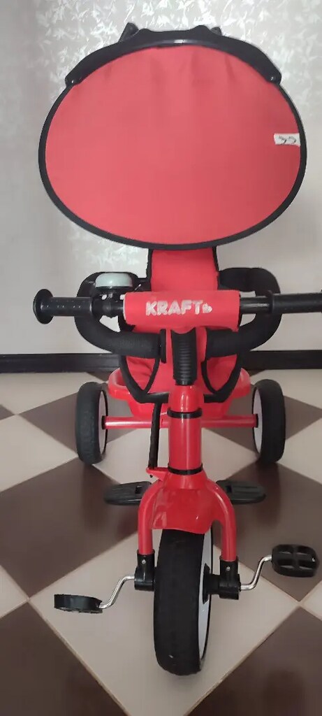 KRAFT ebeveyn itmeli üç tekerlekli bisiklet - 5