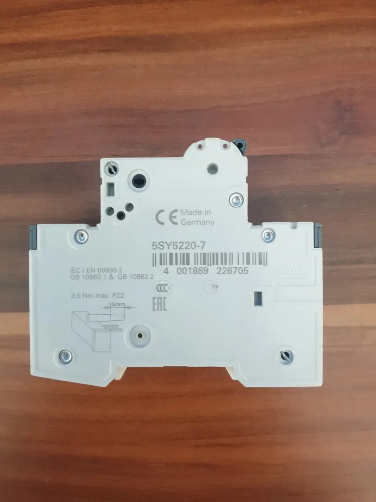Siemens 5SY5220 C20 440VAC/440VDC 10KA/20A Devre Kesici - 6