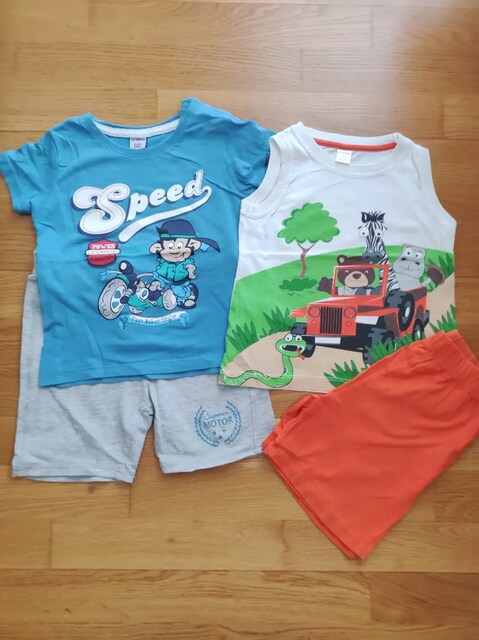 Tişört şort pijama takım 2 3 yaş bebek toplu satış KOTON LCW CİVİL