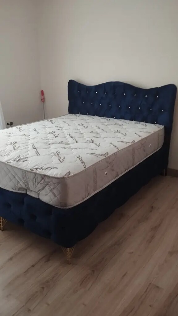 kapitone baza başlık yatak.Kredi kartı geçerlidir. - 2