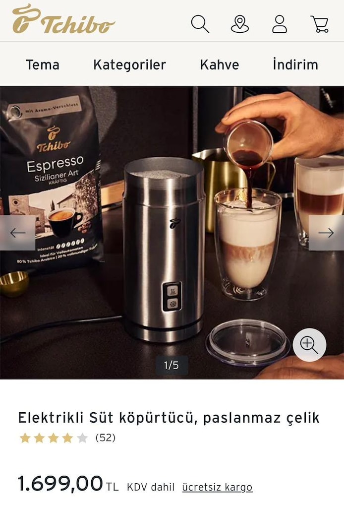 Tchibo Elektrikli Süt Köpürtücü - 3
