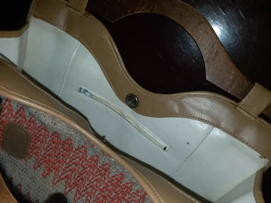 Çanta Çok Şık Ahşap Kollu - 3