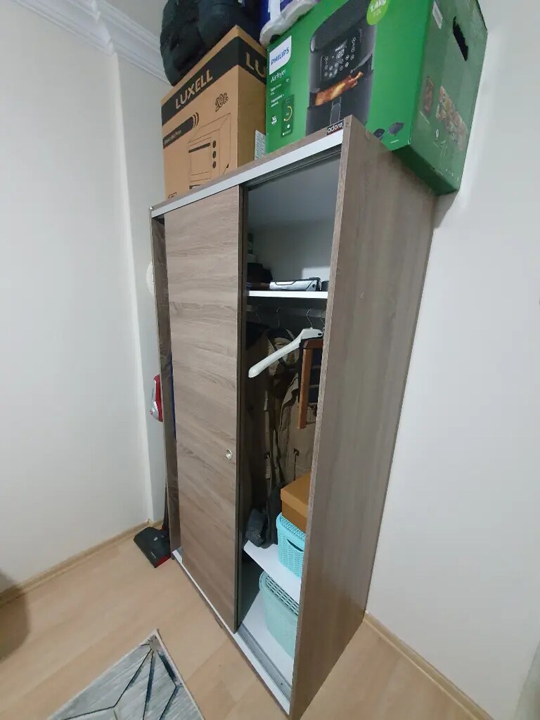 Adore Çift kapaklı Sürgülü Gardrop - 3