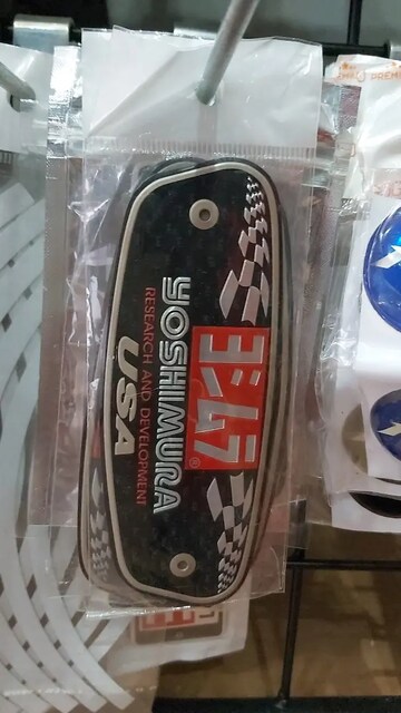Yoshimura Egzoz stiker metal ısıya dayanıklı eksos stiker yoshi stiker