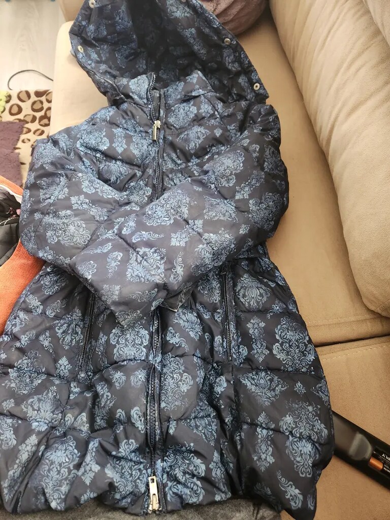Beli oturan uzun tarz fermuarlı ve kapsonlu( çıkabilir fermuarlı) mont - 2