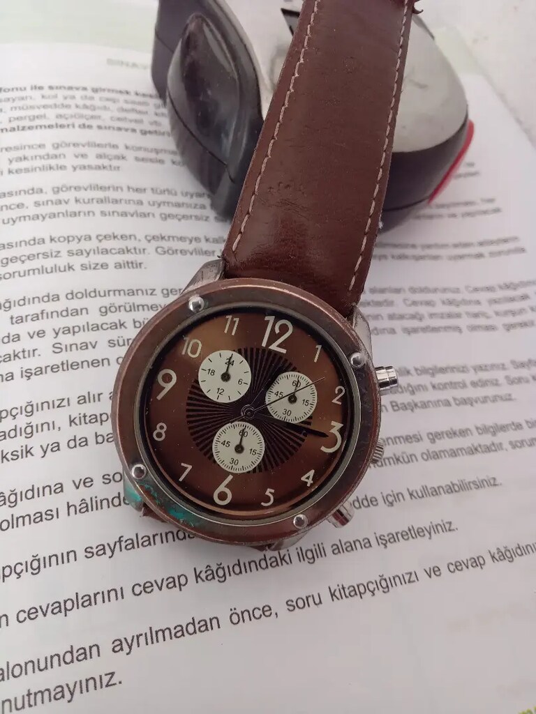 ORİJINAL DERİ KORDONLU KOL SAATİ - 2