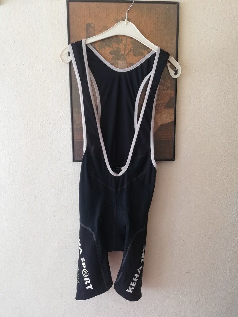 Vintage Gore wear M beden askıli bisikletçi taytı