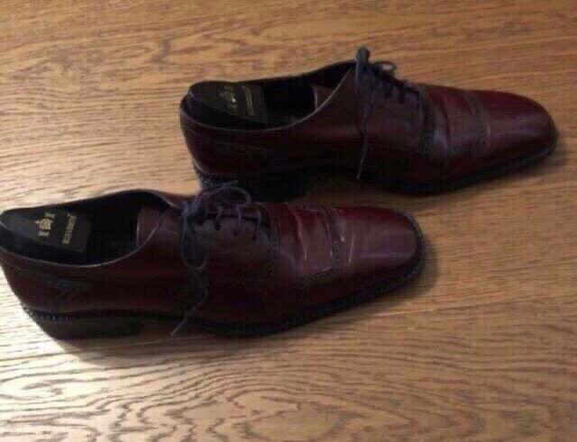 Bordo vintage ayakkabı