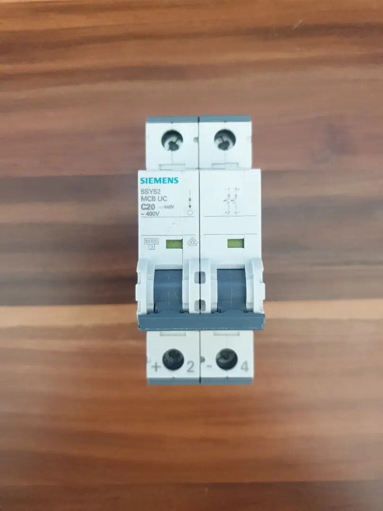Siemens 5SY5220 C20 440VAC/440VDC 10KA/20A Devre Kesici - 4