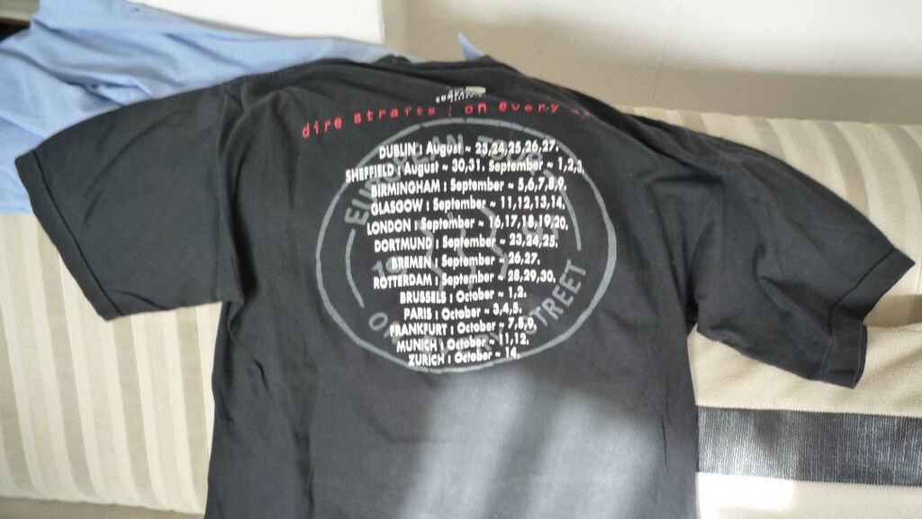 Orijinal Dire Straits Konser T-Shirt Tişört - 4