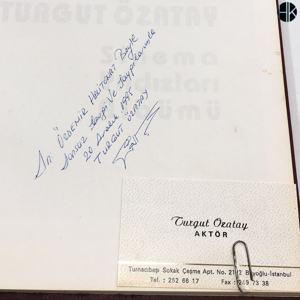 Turgut Özatay Tarafından Yaptırılmış Sinama Yıldızları Albümü 1993 - 2