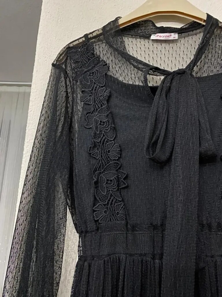 Tüllü elbise - 6