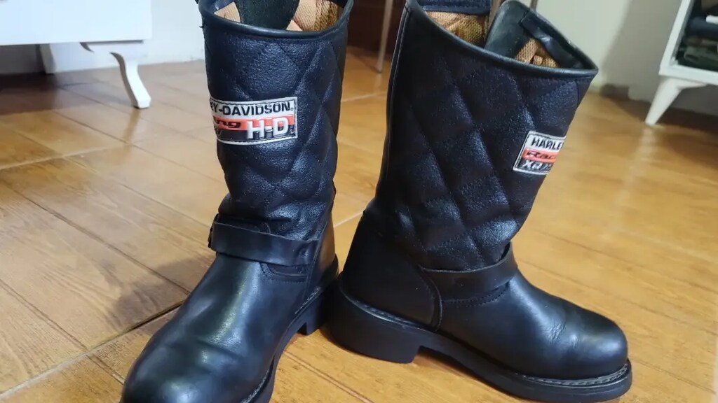 Harley Davidson kadın bot çizme...Zara ve bir çok kadın, erkek bot, - 5
