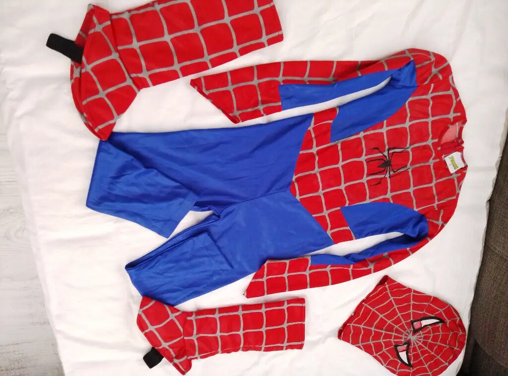 Spiderman kostüm 7/8 yaş uyumlu - 3