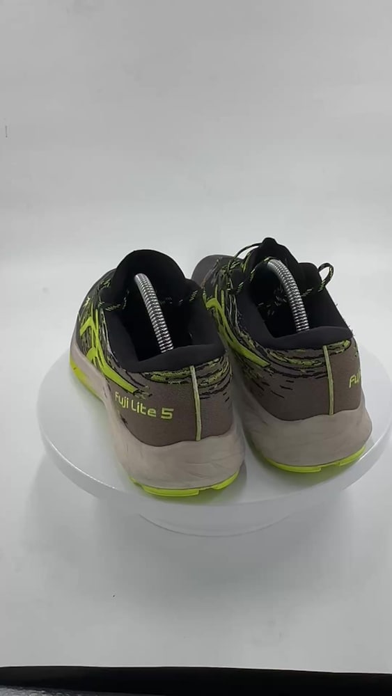 Asics Neon Sarı Siyah Koşu Ayakkabısı - 2