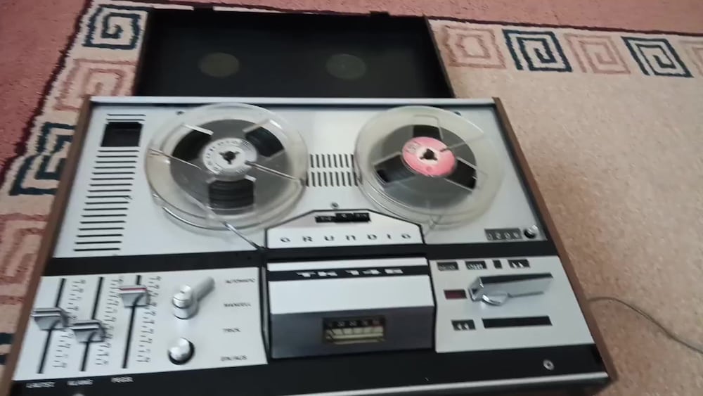 Grundig marka makaralı teyp - 2