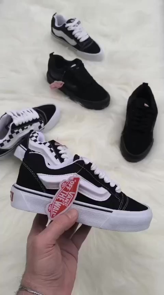 ‼‼‼VANS KNU SKOOL SİYAH KADIN - 2
