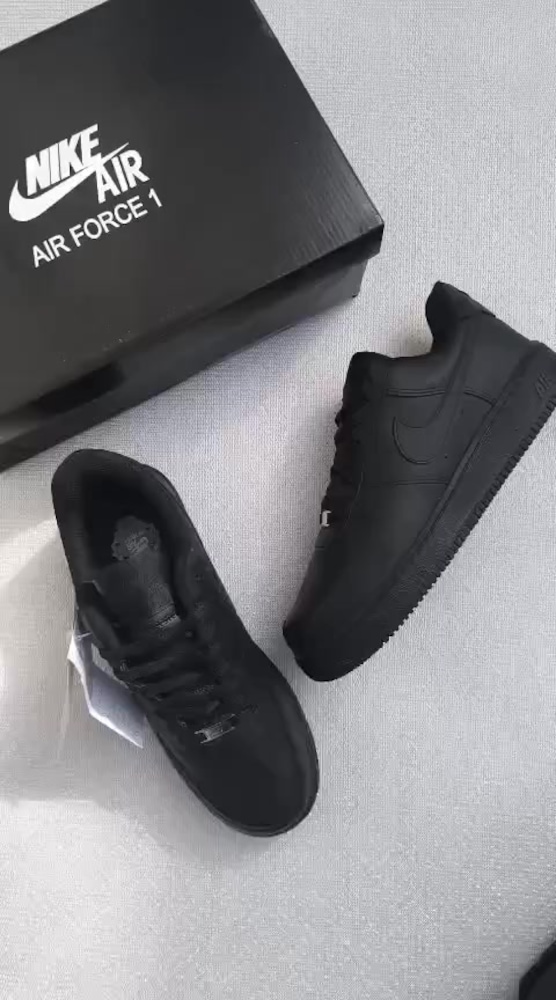 ‼‼NIKE AIR FORCE SİYAH – POPÜLER MODEL - 2