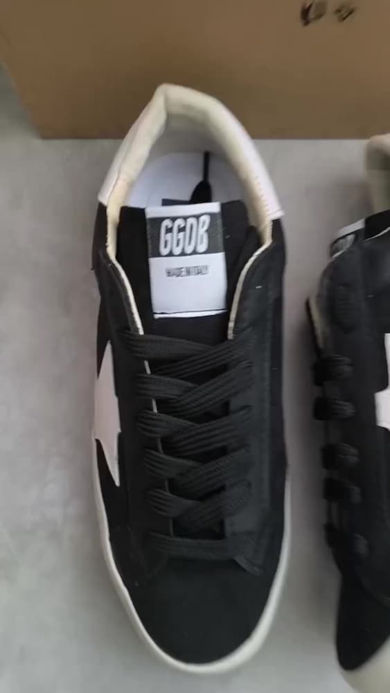 ‼‼‼SON 41‼GOLDEN GOOSE ERKEK SİYAH BEYAZ - 2