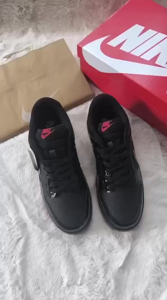 ‼SON 40-42-43‼NİKE DUNK LOW RED BLACK ERKEK - 2