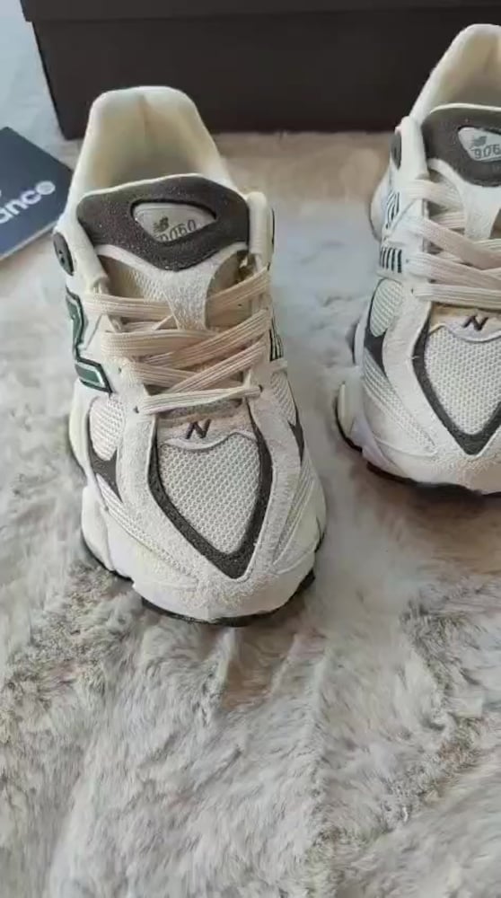 ‼‼‼NEW BALANCE 9060 YEŞİL LOGO - 2
