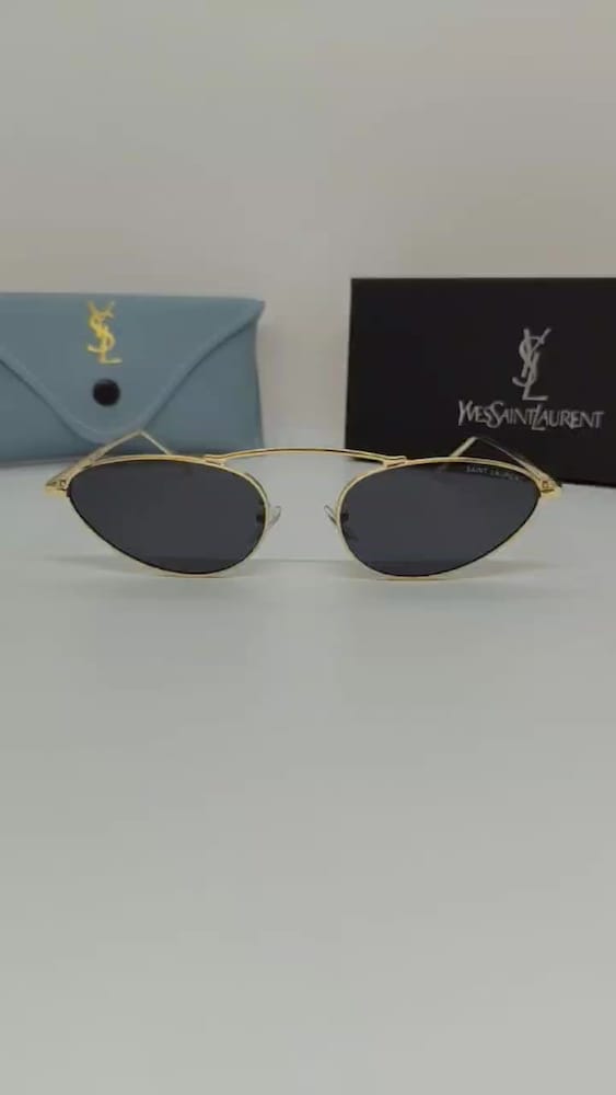 ‼‼YVES SAINT LAURENT GÜNEŞ GÖZLÜĞÜ SİYAH CAM - 2
