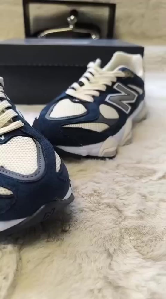 ‼‼NEW BALANCE 9060 UNISEX - LACİVERT KREM SÜET - 2