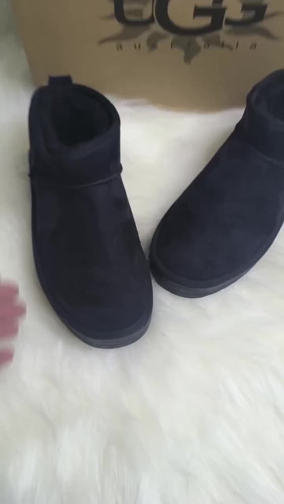 ‼‼DAHA UCUZU YOK‼UGG MİNİ TREND BOT SİYAH - 2