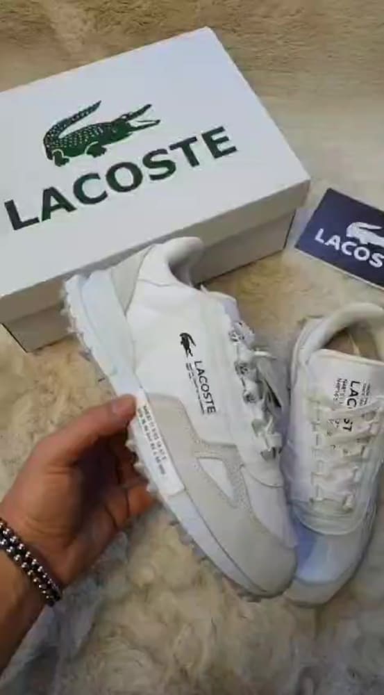 ‼‼ LACOSTE ELITE ACTIVE PREMIUM – BUZ BEYAZ - 2
